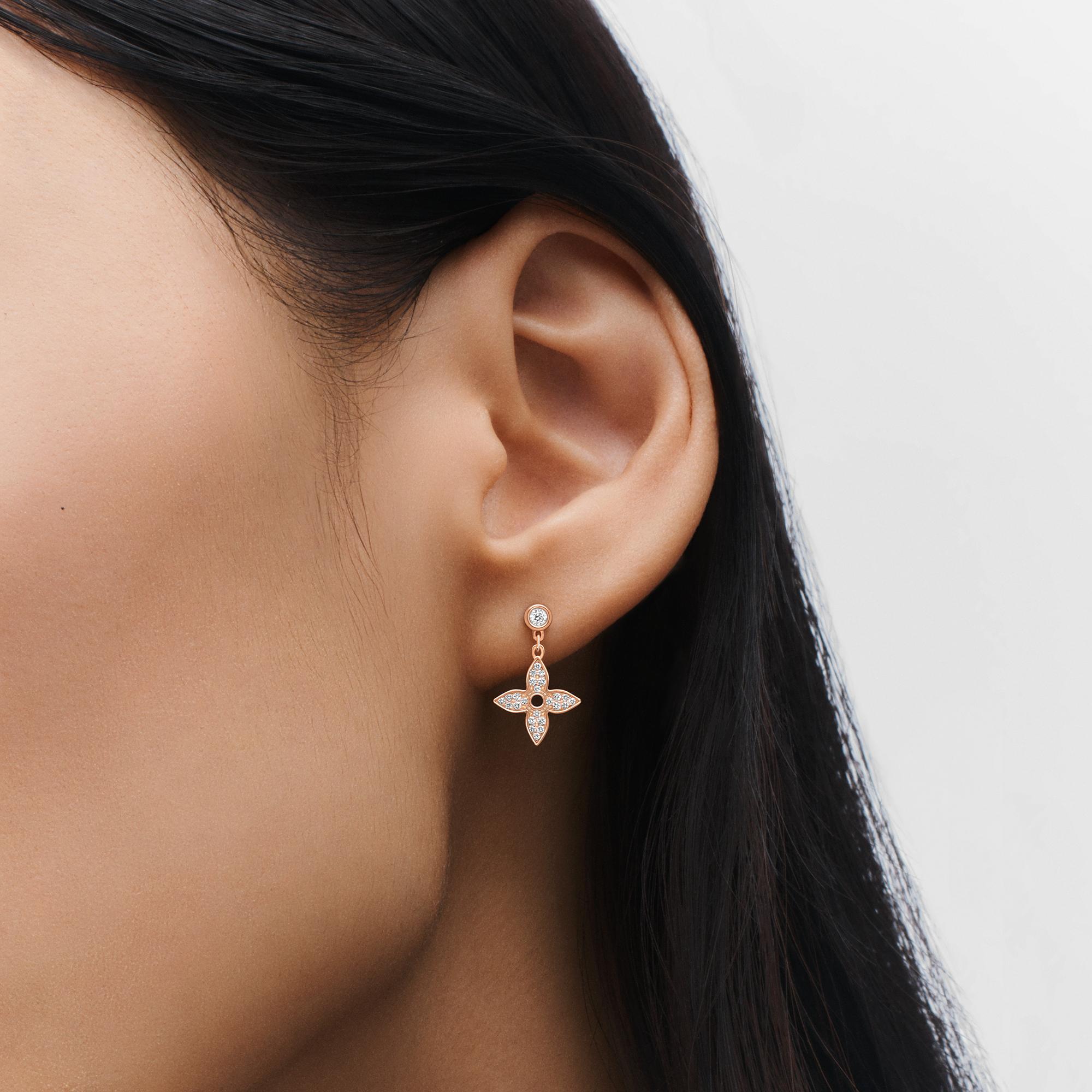 【LOUIS VUITTON】Idylle Blossom ピアス（片耳） Idylle Blossom Ear Stud, Pink Gold And Diamonds - Per Unit